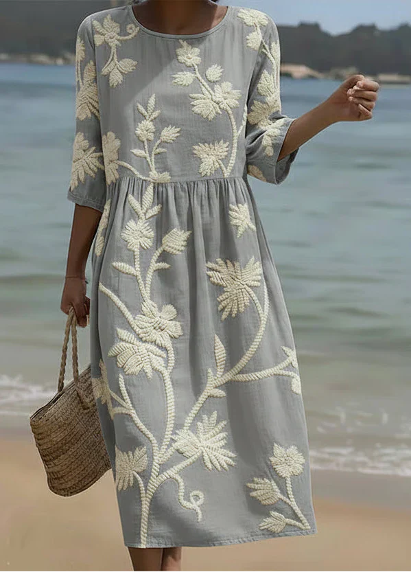Sydney - Elegante Blumenrobe
