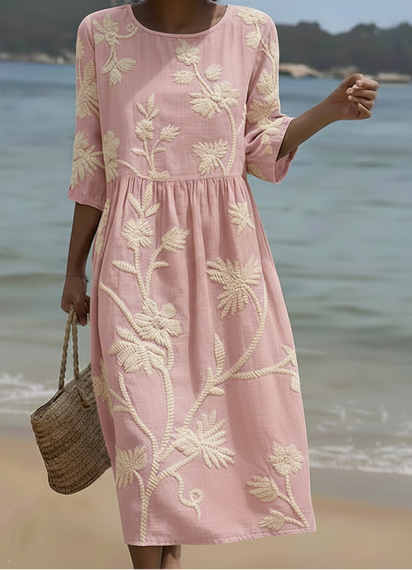 Brianna - Elegantes Blumen Kleid