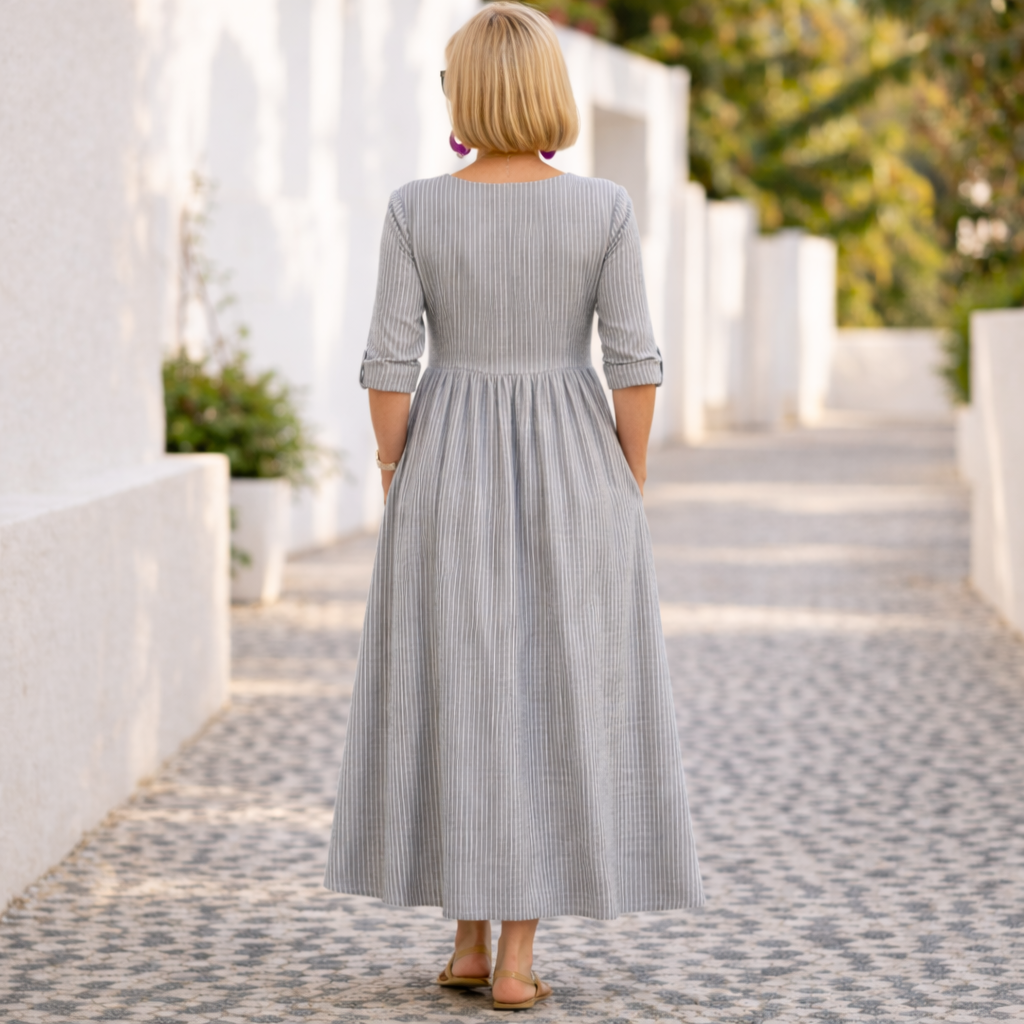 Cleomarie™ - Elegantes Midi-Kleid