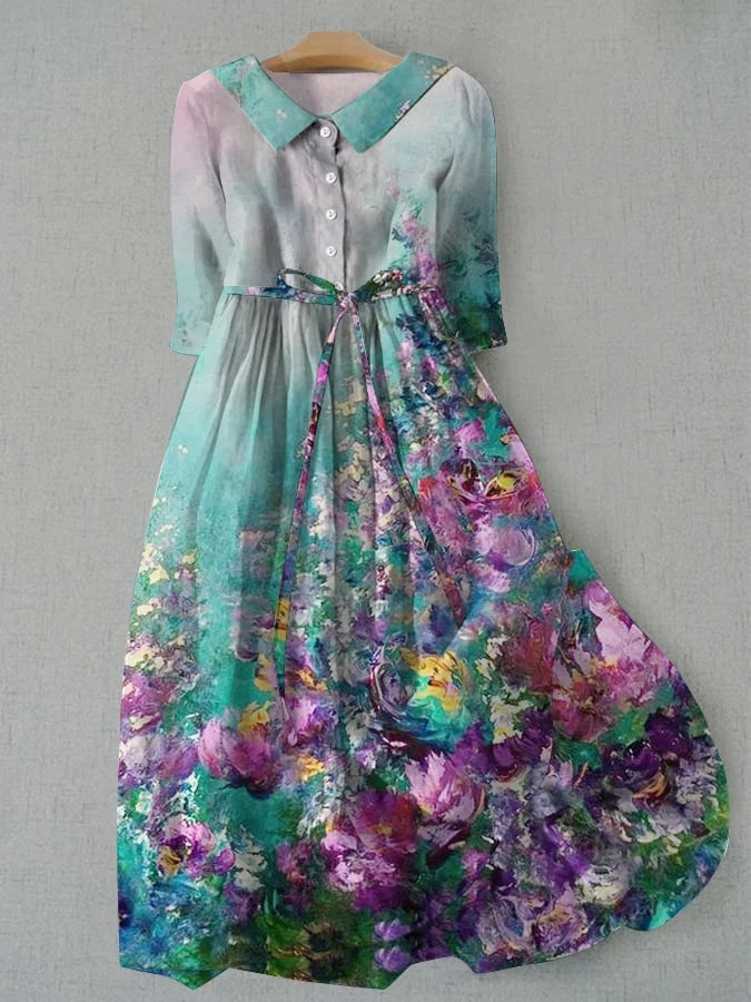 Tessa - Künstlerisches Blumiges Kleid