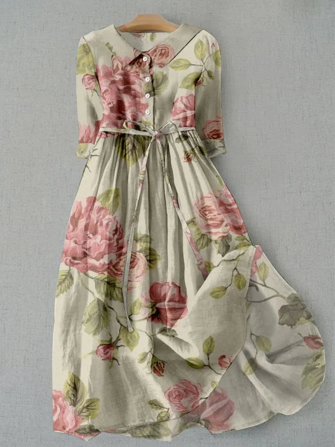 Helena - Vintage Rosa Kleid