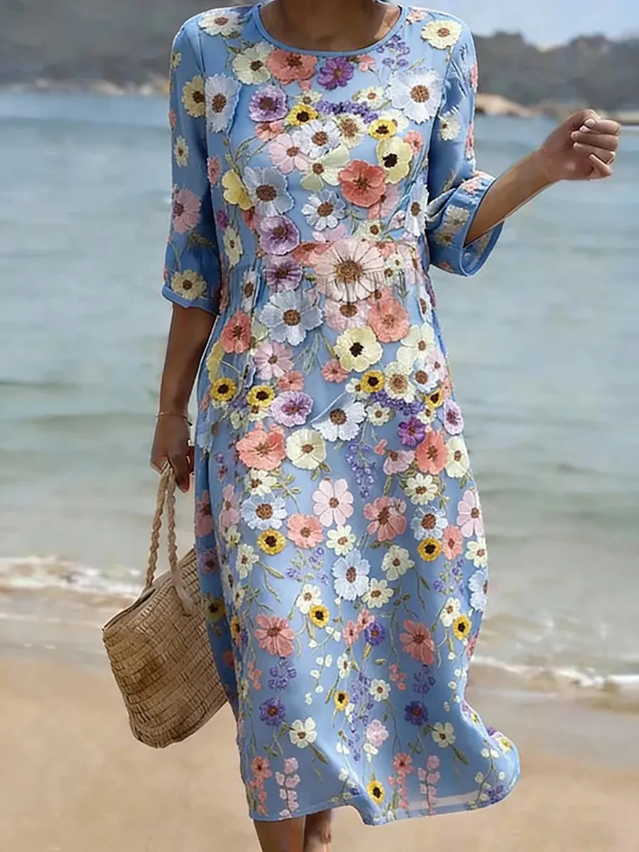 Brooke - Elegante Blumenrobe