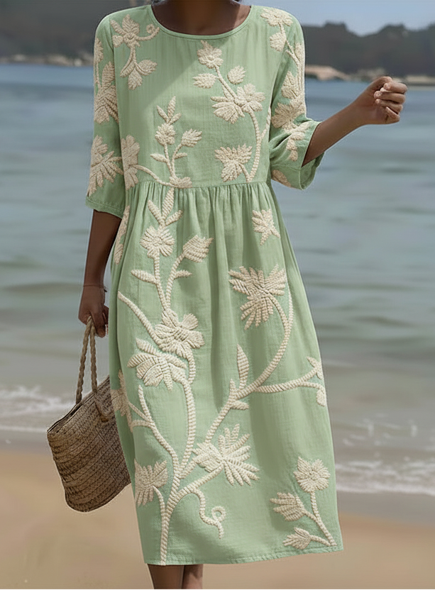 Paige - Elegantes Blumen Kleid