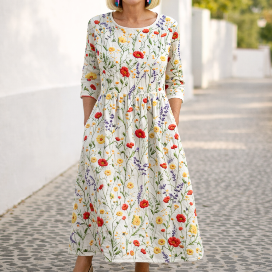 Nelly™ - Maxikleid - Blumenmuster